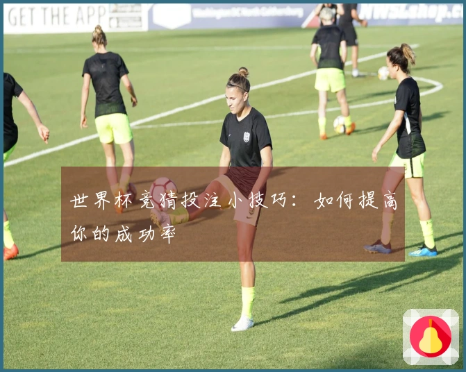 世界杯竞猜投注小技巧：如何提高你的成功率